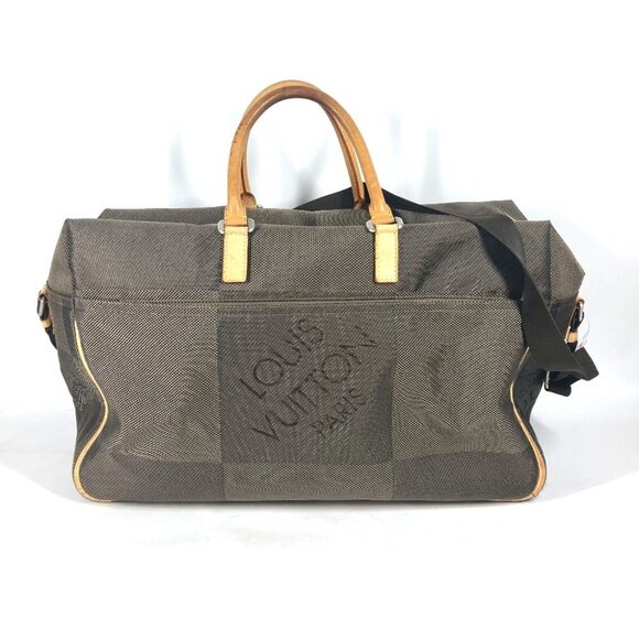 LOUIS VUITTON Khaki Damier Boston Bag - Picture 1 of 16